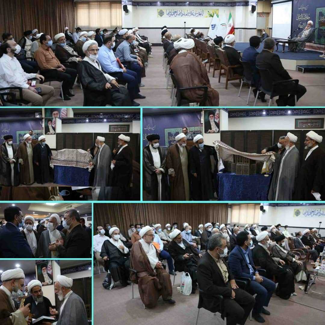 <div><span style="font-size: 18pt;"><span style="font-family: Tahoma;">گزارش تصویری</span></span></div><div><span style="font-size: 18pt;"><span style="font-family: Tahoma;"> آیین رونمایی از کتاب خلاصه البیان فی تفسیر القرآن، تالیف آیت اله سید هاشم میردامادی (جد بزرگوار مقام معظم رهبری) که با تقریظ معظم له مزین شده است.</span></span></div><div><span style="font-size: 18pt;"><span style="font-family: Tahoma;">با حضور آیت اله محمدی عراقی رئیس محترم دفتر مقام معظم رهبری در استان قم ، آیت اله فاضل لنکرانی ، مدیران استانی و دیگر عالمان و اندیشمندان</span></span></div><p><span style="font-size: 18pt;"><span style="font-family: Tahoma;"><br /></span></span></p><p style="box-sizing: border-box; margin: 0px 0px 10px; color: #333333; font-family: IRANSans, Arial; font-size: 14px; text-align: justify; text-decoration-color: initial;"><span style="font-size: 18pt;"><span style="font-family: Tahoma;">به گزارش خبرگزاری صدا و سیما مرکز قم، کتاب چهار جلدی «خلاصة البیان فی تفسیر القرآن» اثر مرحوم آیت الله سید هاشم میردامادی نجف آبادی امروز با حضور، حجت الاسلام و المسلمین محمدی عراقی، رئیس دفتر رهبر معظم انقلاب اسلامی در قم و جمعی از طلاب و فضلا رونمایی و روانه بازار نشر شد.</span></span></p><p style="box-sizing: border-box; margin: 0px 0px 10px; color: #333333; font-size: 14px; text-align: justify; text-decoration-color: initial;"><span style="font-size: 18pt;"><span style="font-family: Tahoma;"><span style="box-sizing: border-box;">حجت الاسلام و المسلمین سید مجتبی میردامادی، محقق و گردآورنده</span> این کتاب ارزشمند با اشاره به اینکه این تفسیر نفیس توسط آیت الله سید هاشم میردامادی، جد بزرگوار رهبر معظم انقلاب اسلامی تالیف شده است، گفت: بخشی از این تفسیر تا سوره مبارکه کهف در سال ۱۳۳۹ به چاپ رسیده بود اما سایر دستنوشته های ایشان آماده نشده بود.</span></span></p><p style="box-sizing: border-box; margin: 0px 0px 10px; color: #333333; font-size: 14px; text-align: justify; text-decoration-color: initial;"><span style="font-size: 18pt;"><span style="font-family: Tahoma;">این استاد حوزه و دانشگاه با بیان اینکه این تفسیر یکی از جامعترین تفاسیر کل قرآن کریم به زبان فارسی است، گفت: نسخه کامل تفسیر خلاصة البیان فی تفسیر القرآن امروز در چهار جلد و سه هزار صفحه روانه بازار نشر شد و در دسترس علاقمندان قرار گرفت.</span></span></p><p style="box-sizing: border-box; margin: 0px 0px 10px; color: #333333; font-size: 14px; text-align: justify; text-decoration-color: initial;"><span style="font-size: 18pt;"><span style="font-family: Tahoma;">حجت الاسلام و المسلمین میردامادی، گفت: تفسیر خلاصة البیان فی تفسیر القرآن با زبانی شیوا به صورت روایی و جامع تالیف شده و برای همه قشرها قابل استفاده است.</span></span></p><p style="box-sizing: border-box; margin: 0px 0px 10px; color: #333333; font-size: 14px; text-align: justify; text-decoration-color: initial;"><span style="font-size: 18pt;"><span style="font-family: Tahoma;">وی در ادامه به تسلط مولف این اثر بر روایات و به خصوص کتاب شریف «بحار الانوار» اشاره کرد و گفت: مرحوم آیت الله میردامادی بعضاً در این اثر از روایاتی استفاده کرده است که در تفاسیر دیگر نمونه آن مشاهده نشده است.</span></span></p><p style="box-sizing: border-box; margin: 0px 0px 10px; color: #333333; font-size: 14px; text-align: justify; text-decoration-color: initial;"><span style="font-size: 18pt;"><span style="font-family: Tahoma;">حجت الاسلام و المسلمین میردامادی با اشاره به اینکه این تفسیر از ۶۱ سال قبل در اختیار قرار داشته است و نسخه اولیه آن در سال ۱۳۹۴ در کنگره بزرگداشت ایشان در مشهد رونمایی شد، افزود: تکمیل و ادامه این تفسیر در مدت پنج سال و در سه هزار صفحه از سوی انتشارات امام عصر(عج) به زیور طبع مزین شده است.</span></span></p><p style="box-sizing: border-box; margin: 0px 0px 10px; color: #333333; font-size: 14px; text-align: justify; text-decoration-color: initial;"><span style="font-size: 18pt;"><span style="font-family: Tahoma;">محقق این اثر گرانقدر با اشاره به اینکه شخصیت مرحوم آیت الله میردامادی دارای ابعاد مختلف فقهی، عرفانی و مجاهدتی است، گفت: آن عالم گرانقدر در عرصه مبارزه با رژیم پهلوی هم فعال بود و در حادثه مسجد گوهرشاد توسط رضاخان تبعید شد.</span></span></p><p style="box-sizing: border-box; margin: 0px 0px 10px; color: #333333; font-size: 14px; text-align: justify; text-decoration-color: initial;"><span style="font-size: 18pt;"><span style="font-family: Tahoma;">وی افزود: تفسیر خلاصة البیان فی تفسیر القرآن نتیجه ۴۰ سال جلسات تفسیر آیت الله میردامادی در مسجد جامع گوهرشاد است.</span></span></p><p style="box-sizing: border-box; margin: 0px 0px 10px; color: #333333; font-size: 14px; text-align: justify; text-decoration-color: initial;"><span style="font-size: 18pt;"><span style="font-family: Tahoma;">در این مراسم همچنین فیلم پیام رهبر معظم انقلاب اسلامی که توسط حجت الاسلام و المسلمین محمدی گلپایگانی در کنگره نکوداشت آیت الله سید هاشم میردامادی در سال ۹۴ در مشهد مقدس قرائت شده بود، برای حاضران در جلسه پخش شد.</span></span></p><p style="box-sizing: border-box; margin: 0px 0px 10px; color: #333333; font-size: 14px; text-align: justify; text-decoration-color: initial;"><span style="font-size: 18pt;"><span style="font-family: Tahoma;">حجت الاسلام محمدی عراقی، رئیس دفتر مقام معظم رهبری در قم نیز با اشاره به جایگاه و جامعیت شخصیت علمی، فقهی، عرفانی و مبارزاتی ایشان، گفت: در میان علما کمتر شخصیتی وجود دارد که مانند ایشان این حد از ابعاد مختلف را داشته باشیم.</span></span></p><p style="box-sizing: border-box; margin: 0px 0px 10px; color: #333333; font-size: 14px; text-align: justify; text-decoration-color: initial;"><span style="font-size: 18pt;"><span style="font-family: Tahoma;">وی افزود: گزینش و استفاده از ۹ هزار روایت و حدیث در این اثر نفیس نشانی از تلاشهای گرانسنگ ۴۰ ساله ایشان در راه نگارش و آماده سازی این تفسیر است.</span></span></p><p style="box-sizing: border-box; margin: 0px 0px 10px; color: #333333; font-size: 14px; text-align: justify; text-decoration-color: initial;"><span style="font-size: 18pt;"><span style="font-family: Tahoma;">مرحوم آیت الله سید هاشم میردامادی نجف آبادی در سال ۱۳۳۹ دعوت حق را لبیک گفت و در حرم مطهر رضوی به خاک سپرده شد.</span></span></p>